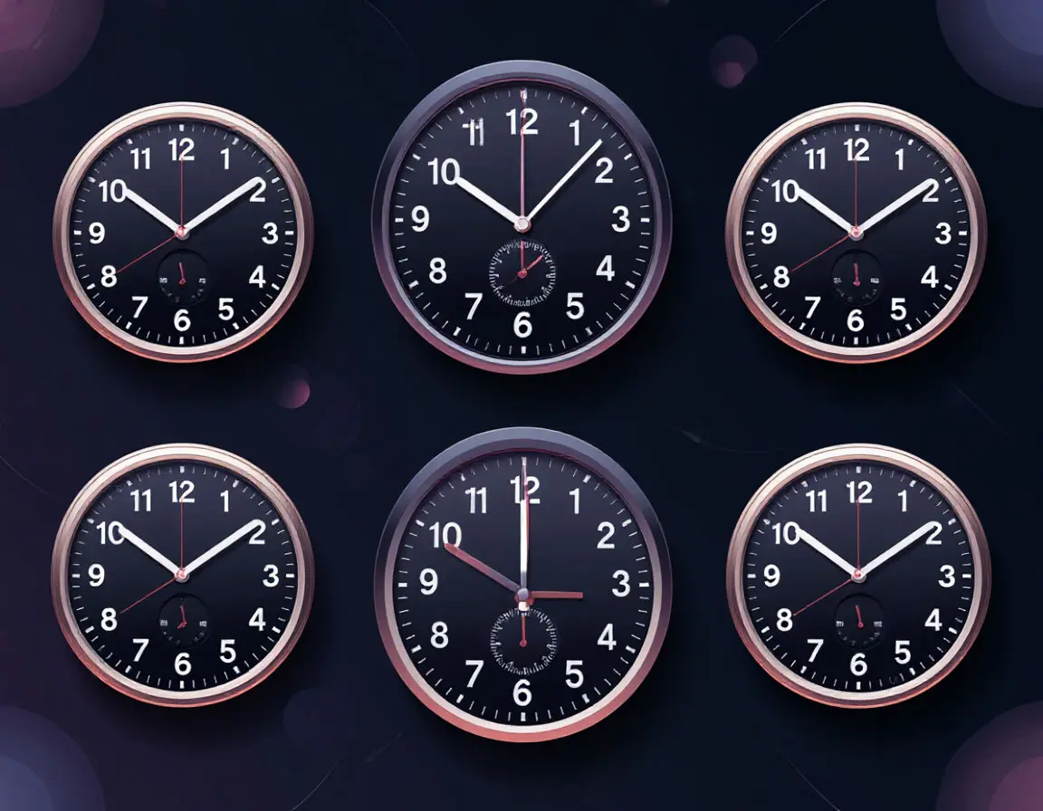 Support hours clocks